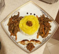 خوراک گوشت کنجدی