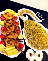 خوراک بلدرچین در فر