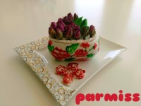 نقاشی روی فوندانت