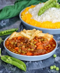 خورش نخود فرنگی