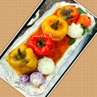 دلمه فلفل و گوشت