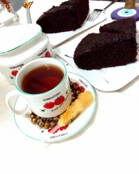 کیک کاکائویی خوشمزه