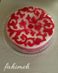 کیک با روکش ژله