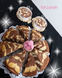 کیک زبرا من