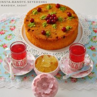 طرز تهیه کیک آلبالو