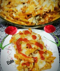 مک اند چیز با سس گوشت