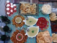 میز عصرونه تولد خواهر گلم
