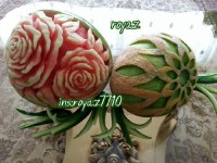 حکاکی هندوانه و طالبی