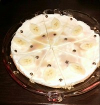 چیز کیک کارامل موز