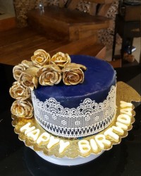 کیک فوندانت و گیپور خوراکی