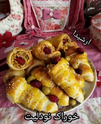 نان قیفی وخوراک نودلیت