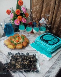 اینم میز تولد همسر عزیزم