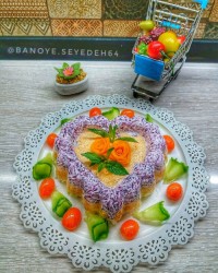 سالاد قالبی مخلوط کلم