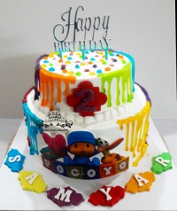 کیک خامه و ژله بریلو