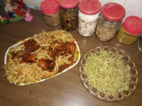 نهارخوشمزه امروز ما باقالی پلو با مرغ