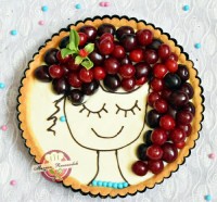 تارت میوه با کرم پاتیسیر