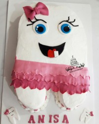 کیک خامه و دکور فوندانت?