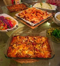 میز شام دیشب