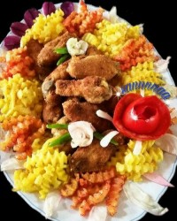 بال مرغ سوخاری تند