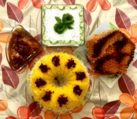 زرشک پلو قالبی