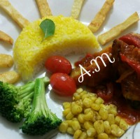 کته مرغ فلفلی