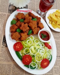 ناگت مرغ خونگی فوق العاده خوشمزه