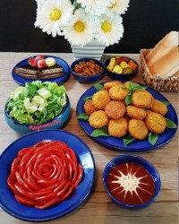فلافل خونگی ترد و خوشمزه