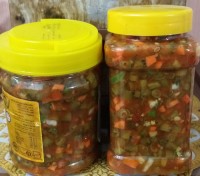 ترشی لوبیا سبز با پوره گوجه فرنگی