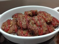 کباب گوشت و قارچ