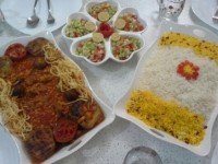 قیمه بادنجون و پلو