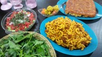 پاستا با گوشت فلفلی
