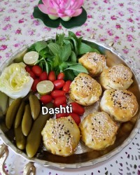 بورک مافینی قارچ ومرغ