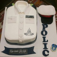 کیک خامه با دکور فوندانت