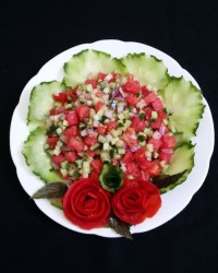 تزیین سالادشیرازی ایده