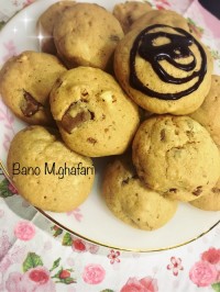 کوکی شکلات و گردو