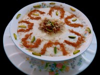 جوی دوسر پخته با نارگیل برشته