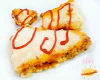 خوراک لقمه ای گوشت وپنیر