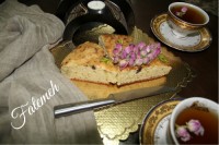 کیک گل محمدی