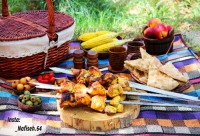 جوجه کباب زعفرانی