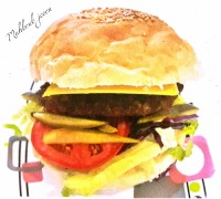 چیز برگر خونگی