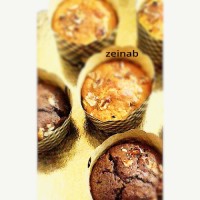 مافین وانیلی و شکلاتی