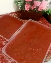 لواشک سیب و آلو و آلبالو