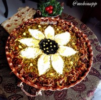 تزیین آش رشته