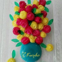 ژله بستنی طرح گلدان