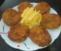 وبازهم ناگت مرغ پنیری خوشششمزه