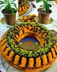 کیک شکلاتی با رویه موکا