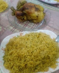 مرغ شکم پر باامطبگ غذای جنوبی