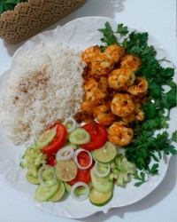 میگو جنوب وسالادشیرازی