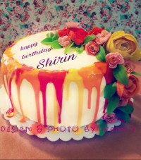 کیک شیفون با رویه پرتقالی