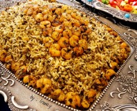 طرز تهیه میگو پلو